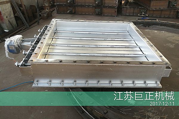 方形擋板門（寬8m）完工，待包裝