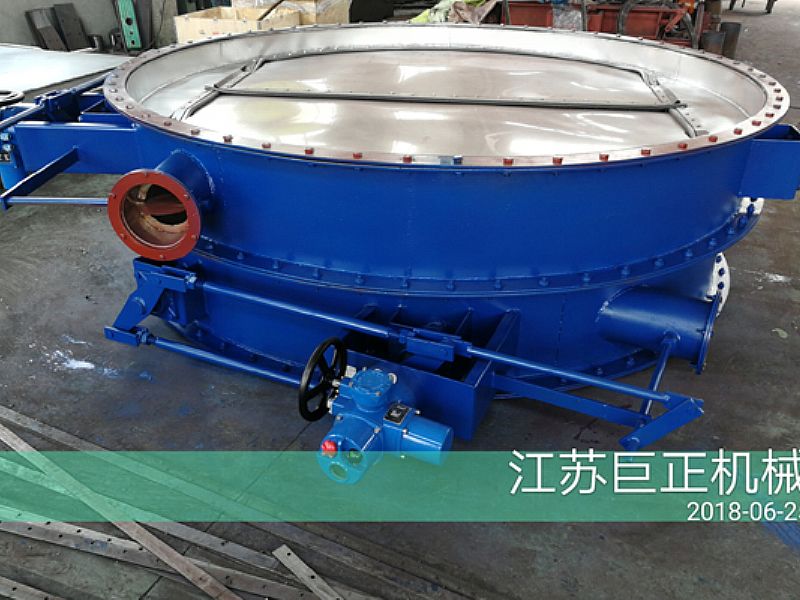 圓形擋板門(mén)（直徑280cm）制作完工了，待包裝入庫(kù)